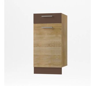 Alina Κάτω ντουλάπι Με Συρτάρι 40x44,5x85εκ Σονόμα-Μόκκα AlphaB2B |  Ντουλάπια στο espiti