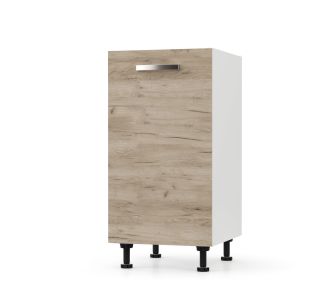 CHARLOTΤE Κάτω Ντουλάπι 40x46.5x82εκ με μεταλλικά χερούλια ΔΡΥΣ AlphaB2B |  Ντουλάπια στο espiti