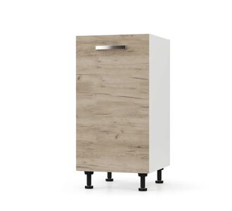 CHARLOTΤE Κάτω Ντουλάπι 40x46.5x82εκ με μεταλλικά χερούλια ΔΡΥΣ AlphaB2B |  Ντουλάπια στο espiti
