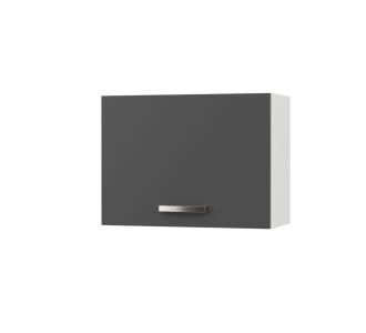 CHARLOTΤE Ντουλάπι Απορροφητήρα 60x30.5x45εκ με μεταλλικά χερούλια Γραφίτη AlphaB2B |  Ντουλάπια στο espiti