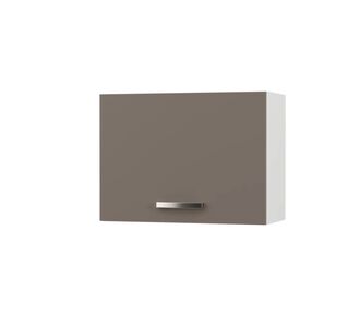 CHARLOTΤE Ντουλάπι Απορροφητήρα 60x30.5x45εκ με μεταλλικά χερούλια Μόκα AlphaB2B |  Ντουλάπια στο espiti
