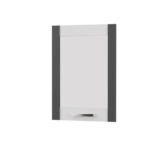 Άνω Πορτάκι-Τζάμι Αριστερό Charlotte Γραφίτης 50x71.8x1.6cm AlphaB2B |  Ντουλάπια στο espiti