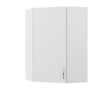 Modest Πάνω Ντουλάπι Γωνιακό Λευκό 60-60x30x92cm AlphaB2B |  Ντουλάπια στο espiti