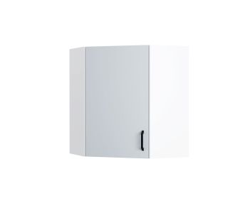Modest Πάνω Ντουλάπι Γωνιακό Γκρι 60-60x30x72cm AlphaB2B |  Ντουλάπια στο espiti