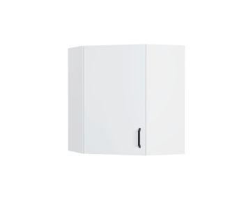 Modest Πάνω Ντουλάπι Γωνιακό Λευκό 60-60x30x72cm AlphaB2B |  Ντουλάπια στο espiti