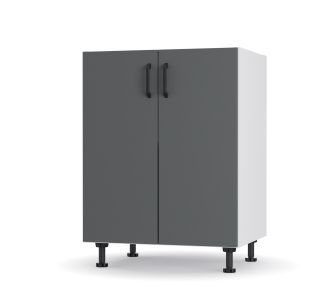 Modest Κάτω Ντουλάπι Ανθρακί 60x48x82cm AlphaB2B |  Ντουλάπια στο espiti