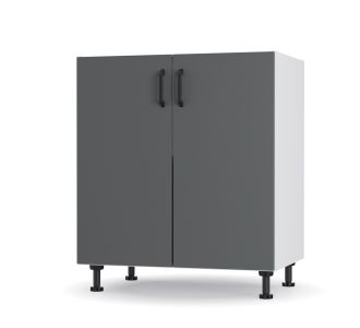 Modest Κάτω Ντουλάπι Ανθρακί 70x48x82cm AlphaB2B |  Ντουλάπια στο espiti