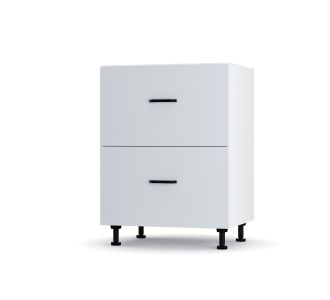 Modest Κάτω Ντουλάπι Συρταριέρα Γκρι 60x48x82cm AlphaB2B |  Ντουλάπια στο espiti