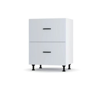 Modest Κάτω Ντουλάπι Συρταριέρα Γκρι 60x48x82cm AlphaB2B |  Ντουλάπια στο espiti