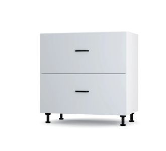 Modest Κάτω Ντουλάπι Συρταριέρα Γκρι 80x48x82cm AlphaB2B |  Ντουλάπια στο espiti