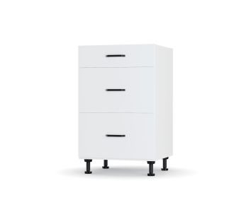 Modest Κάτω Ντουλάπι Συρταριέρα Λευκή 50x48x82cm AlphaB2B |  Ντουλάπια στο espiti