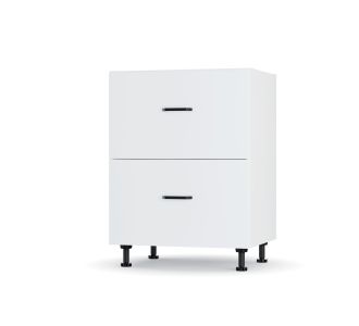 Modest Κάτω Ντουλάπι Συρταριέρα Λευκό 60x48x82 εκ AlphaB2B |  Ντουλάπια στο espiti