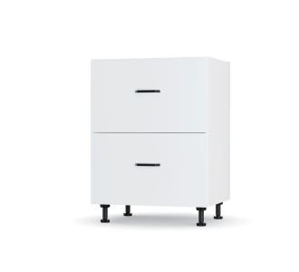 Modest Κάτω Ντουλάπι Συρταριέρα Λευκό 60x48x82 εκ AlphaB2B |  Ντουλάπια στο espiti