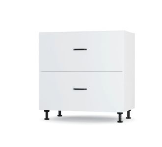 Modest Κάτω Ντουλάπι Συρταριέρα Λευκό 80x48x82cm AlphaB2B |  Ντουλάπια στο espiti
