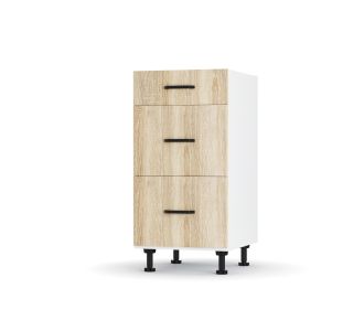Modest Κάτω Ντουλάπι Συρταριέρα Σονόμα 40x48x82 εκ AlphaB2B |  Ντουλάπια στο espiti