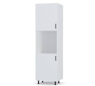 Modest Στήλη Φούρνου Λευκή 60x57x214cm AlphaB2B |  Ντουλάπια στο espiti