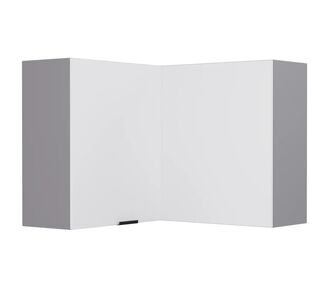 Craft Πάνω Ντουλάπι Γωνιακό Λευκό 60-60x30x72cm AlphaB2B |  Ντουλάπια στο espiti