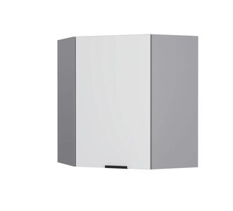 Craft Πάνω Ντουλάπι Γωνιακό Λευκό 60-60x30x72cm AlphaB2B |  Ντουλάπια στο espiti