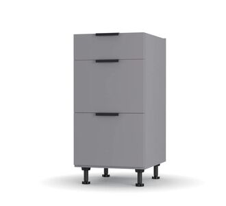 Craft Κάτω Ντουλάπι Συρταριέρα Γραφίτης 40x48x82cm AlphaB2B |  Ντουλάπια στο espiti