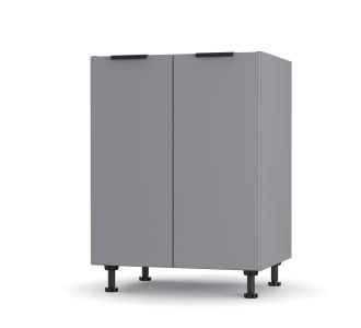 Craft Ντουλάπι Νεροχύτη Γραφίτη 60x48x82cm AlphaB2B |  Ντουλάπια στο espiti