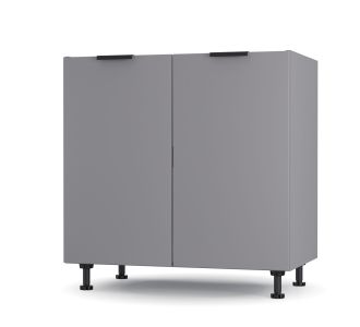 Craft Ντουλάπι Νεροχύτη Γραφίτη 80x48x82cm AlphaB2B |  Ντουλάπια στο espiti