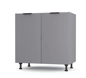 Craft Ντουλάπι Νεροχύτη Γραφίτη 80x48x82cm AlphaB2B |  Ντουλάπια στο espiti