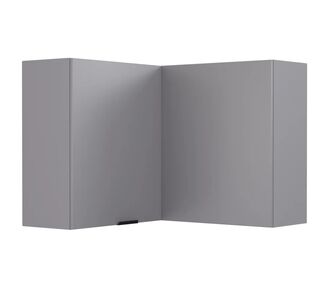 Craft Πάνω Ντουλάπι Γωνιακό Γραφίτης 60-60x30x72cm AlphaB2B |  Ντουλάπια στο espiti