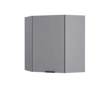 Craft Πάνω Ντουλάπι Γωνιακό Γραφίτη 60-60x30x72cm AlphaB2B |  Ντουλάπια στο espiti