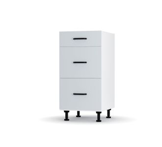 Modest Κάτω Ντουλάπι Συρταριέρα Γκρι  40x48x82 εκ AlphaB2B |  Ντουλάπια στο espiti