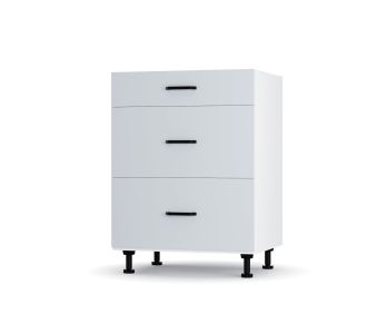 Modest Κάτω Ντουλάπι Συρταριέρα Γκρι  60x48x82εκ AlphaB2B |  Ντουλάπια στο espiti