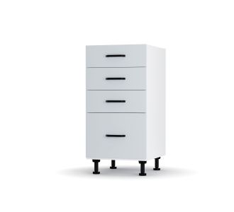 Modest Κάτω Ντουλάπι Συρταριέρα Γκρι 40x48x82εκ AlphaB2B |  Ντουλάπια στο espiti