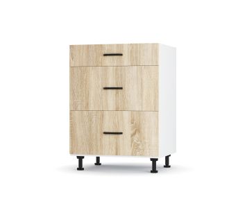 Modest Κάτω Ντουλάπι Συρταριέρα Σονόμα 60x48x82 εκ AlphaB2B |  Ντουλάπια στο espiti