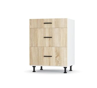 Modest Κάτω Ντουλάπι Συρταριέρα Σονόμα 60x48x82 εκ AlphaB2B |  Ντουλάπια στο espiti