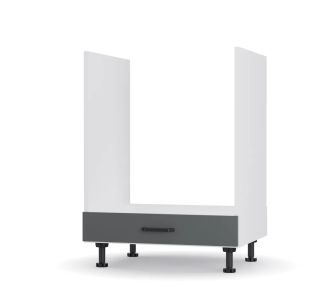 Modest Κάτω Ντουλάπι Φούρνου Ανθρακί 60x48x82cm AlphaB2B |  Ντουλάπια στο espiti