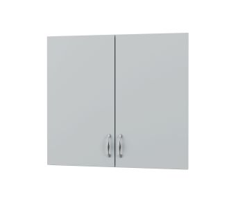 Άνω Πορτάκια Modest Γκρι 80x71.3x1.6cm AlphaB2B |  Ντουλάπια στο espiti