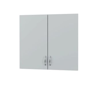 Άνω Πορτάκια Modest Γκρι 80x71.3x1.6cm AlphaB2B |  Ντουλάπια στο espiti