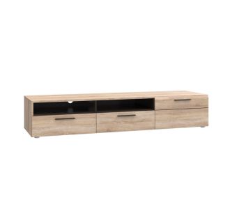 Επιπλο TV Solo 180x52x34 αριστερό Sonoma-Wenge MDF Καμπυλωτό τελείωμα στις πόρτες AlphaB2B |  Έπιπλα τηλεόρασης στο espiti