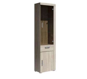 Βιτρίνα Μονόφυλλη Damis 50.5x35x203εκ Σονόμα MDF Διακόσμηση AlphaB2B |  Συνθέσεις σαλονιού στο espiti