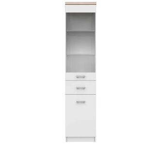 Βιτρίνα Μονόφυλλη Top Mix 40x33x183cm Λευκή-Σονόμα AlphaB2B |  Συνθέσεις σαλονιού στο espiti