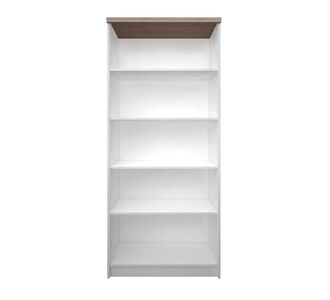 Βιβλιοθήκη Top Mix 80x33x183cm Λευκό-Σονόμα AlphaB2B |  Παιδικά έπιπλα στο espiti