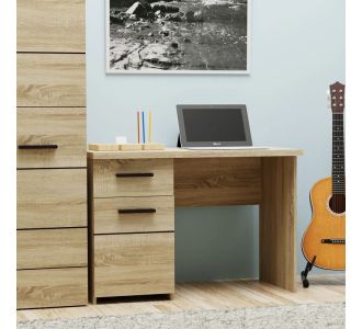 Γραφείο Solo 110 Sonoma με Wenge και MDF Καμπυλωτό τελείωμα στις πόρτες  110x60x76εκ AlphaB2B |  Γραφεία στο espiti