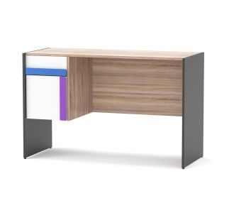 Γραφείο Alex Γραφίτης-Λευκό-Σονόμα 124x60x76εκ AlphaB2B |  Γραφεία στο espiti