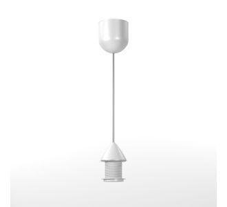 Καλώδιο Μονόφωτο Λευκό 80 cm Ε27 AlphaB2B |  Φωτιστικά  στο espiti