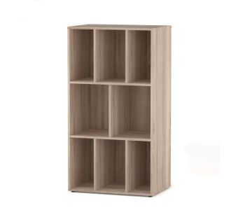 Βιβλιοθήκη SHALTINO 60x40x114cm Sonoma AlphaB2B |  Παιδικά έπιπλα στο espiti