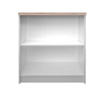 Βιβλιοθήκη Reg 80x33x85cm Λευκή-Σονόμα Χαμηλή AlphaB2B |  Παιδικά έπιπλα στο espiti