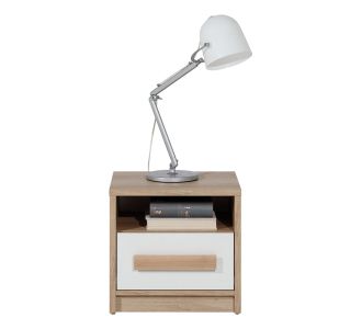 Κομοδίνο Aygo Σονόμα-Λευκό 45x39.5x42.5cm AlphaB2B |  Κομοδίνα στο espiti