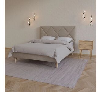Κρεβάτι Fortuna Μπεζ 160x200cm AlphaB2B |  Κρεβάτια στο espiti