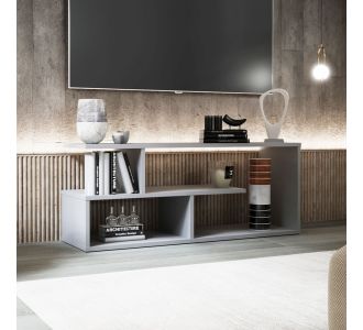 Έπιπλο TV Eden Γκρι 100x29.6x40cm AlphaB2B |  Έπιπλα τηλεόρασης στο espiti