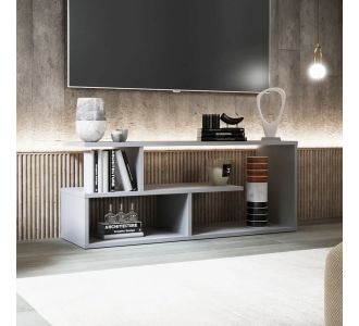 Έπιπλο TV Eden Γκρι 100x29.6x40cm AlphaB2B |  Έπιπλα τηλεόρασης στο espiti