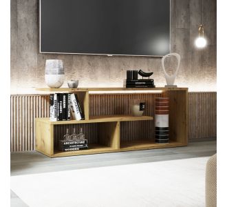 Έπιπλο TV Eden Δρυς 100x29.6x40cm AlphaB2B |  Έπιπλα τηλεόρασης στο espiti